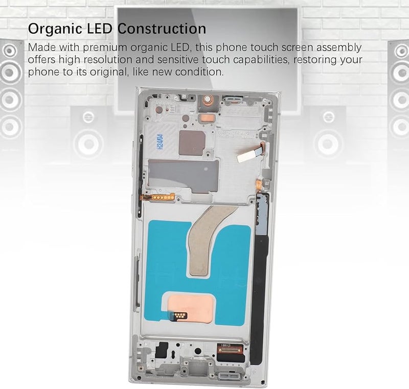 Galaxy S22 Ultra 5G OLED Touch Screen Display Digitizer Assembly with Frame SM S908B DS EU Version - Image 5